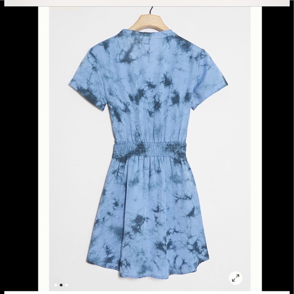 Cloth & Stone Liv tie front mini dress - Picture 2 of 3